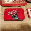 Image 6 : 2 COCA-COLA TRAYS & OTHER COKE ITEMS, 2 GLASS 2.5" BOTTLES