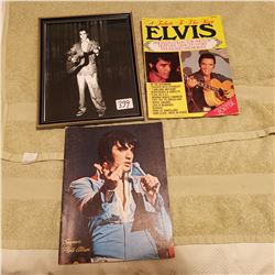 ELVIS PICTURE, PHOTO ALBUM AND MAGAZINE