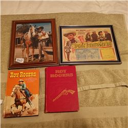 ROY ROGERS 2 BOOKS AND 2 PICTURES