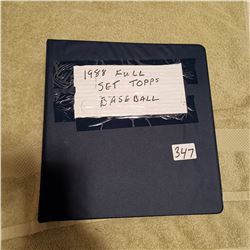 1988 TOPPS FULL SET BASEBALL CARDS