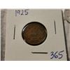 Image 2 : 1925 CANADA 1 CENT COIN KEY DATE F+