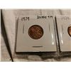 Image 4 : 1979 DOUBLE 9, 79, 979 ONE CENT COINS