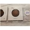 Image 2 : 1914, 15, 16 1 CENT CANADIAN COINS