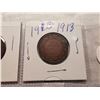 Image 3 : 1911, 12, 13 ONE CENT COINS CANADA
