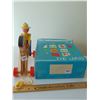 Image 2 : VINTAGE WOODEN JAS CZECHOSLOVAKIA PULL TOY AND BOX