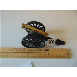 CAST IRON MINI CANNON TOY