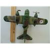 Image 1 : HEAVY CAST IRON CAMOUFLAGE WW2 STYLE AIRPLANE