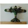 Image 3 : HEAVY CAST IRON CAMOUFLAGE WW2 STYLE AIRPLANE