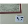 Image 3 : LARGE FRAMED HAND SKETCHED PENCIL DRAWING OF OLD FLIN FLON MINE?