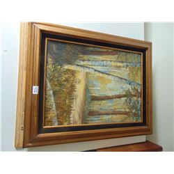 BIRCH TREES PAINTING