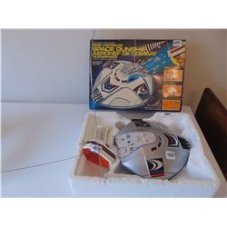 VINTAGE RADIO CONTROLLED SPACE GUNSHIP TOY IN BOX