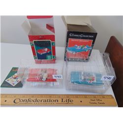 VINTAGE CHRISTMAS CLASSIC CAR ORNAMENTS