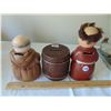Image 2 : FRIER AND BARREL OF MONEY VINTAGE COIN BANKS