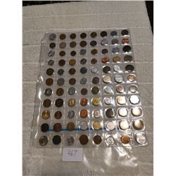 88 OF WORLS SMALLEST COINS, ALL SMALLER THAN 1 CENT CANADA