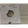 Image 2 : 1911, 10 5 CENT SILVER CANADA COINS