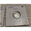 Image 3 : 1910, 07 5 CENT SILVER CANADA COINS