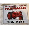 Image 1 : McCORMICK-DEERING FARMALL TIN SIGN 16 X 12" REPRO