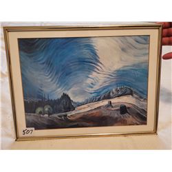 EMILY CARR PRINT 16" X 12" ' THE GRAVEL PIT'