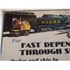 Image 3 : RAILWAY EXPRESS TIN SIGN, EMBOSSED 14" X 9"