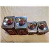 Image 4 : 4 PIECE KITCHEN CANISTERS, MADE IN CANADA