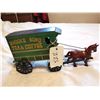 Image 1 : CAST IRON WAGON, HORSE. BROOKS BOND TEA, COFFEE