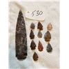 Image 1 : LOT OF SHARP STONES, 1-7", 10-1"
