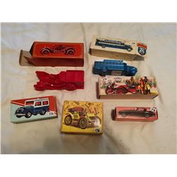 6 AVON CARS IN BOXES