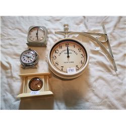 LOT OF CLOCKS, 3 WORKING