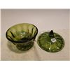 Image 4 : DARK GREEN GLASS CANDY DISH