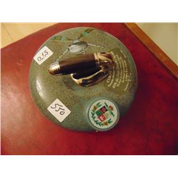 1971 Canadian whisky curling stone decanter