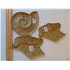 Image 2 : SHELL SHAPED SOLID BRASS WALL ORNAMENTS