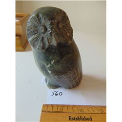DON LARSON 1972 OWL VINTAGE SOAPSTONE CARVING