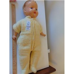 RARE 1920'S COMPOSITE HEAD, ARMS LEGS SQUEEKY VINTAGE DOLL