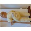Image 4 : RARE 1920'S COMPOSITE HEAD, ARMS LEGS SQUEEKY VINTAGE DOLL