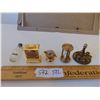 Image 2 : MINIATURE BRASS COLLECTIBLES AND PERFUME BOTTLE