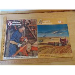 WORLD WAR 2 VINTAGE COUNTRY GENTLEMAN MAGAZINE GREAT ADS