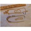 Image 3 : TWO VINTAGE RHINESTONE NECKLACES AND BRACELETS