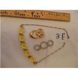 vintage unmarked costume jewelry