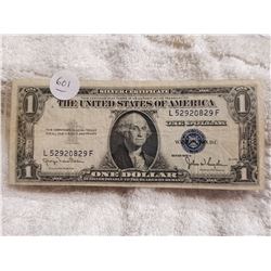 1935D $1 USA BILL