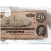 Image 3 : 1864 US $20 CONFEDERATE STATE BANK NOTE