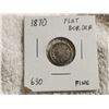 Image 1 : 1970 FLAT BORDER CANADA SILCER 5 CENT COIN