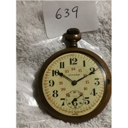 DEMOCRAT POCKET WATCH, SIZE 16 NOT WORKING