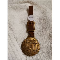 VINTAGE OLIVER POCKET WATCH FOB