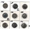 Image 2 : 8 CANADIAN 50 CENT COINS VARIOUS YEARS