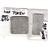 Image 1 : TWO VINTAGE ALUMINUM TRADE TOKENS