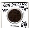 Image 2 : 1859 ERROR. DIE CRACK THRU A IN CANADA AND FILLED A