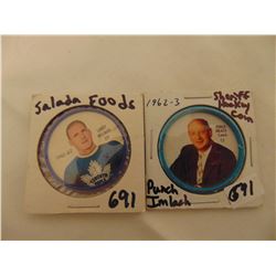VINTAGE 1960'S  FOOD PREMIUM HOCKEY COINS
