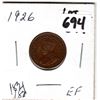 Image 1 : 1926 HIGHER GRADE 1 CENT