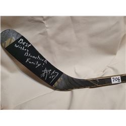 NHL 1999 HURRICANES SHANE WILLIS SIGNED STICK