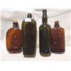 Image 1 : 4 ANTIQUE WHISKEY BOTTLES